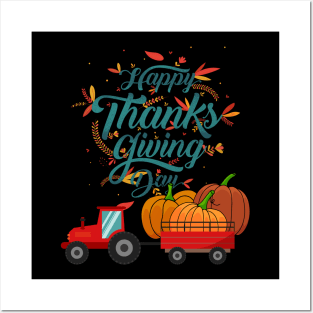 Happy Thanksgiving Day Posters and Art